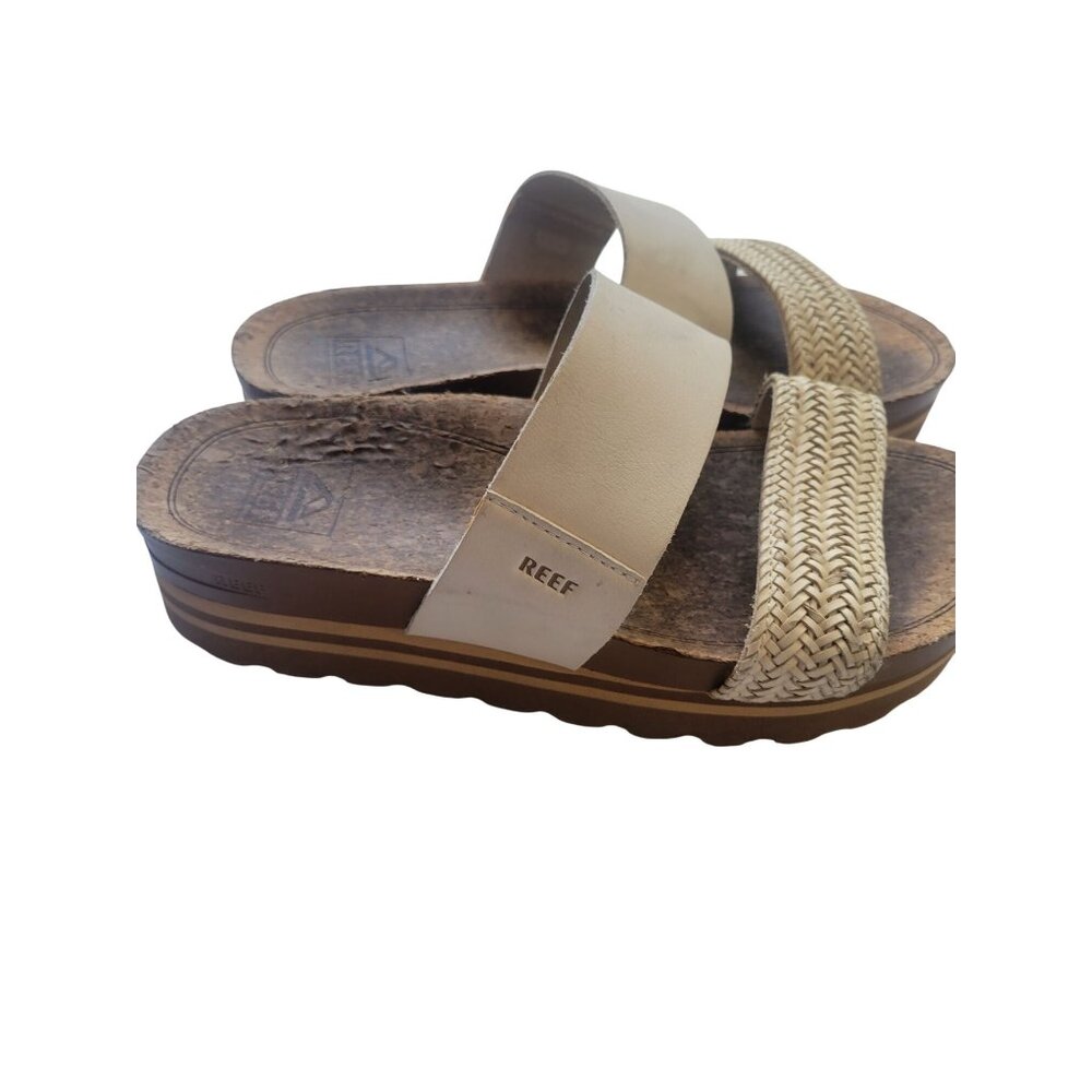Reef Women's Cushion Vista Hi platform sandals Size 6 Resort Wear Casual City - Picture 2 of 7
